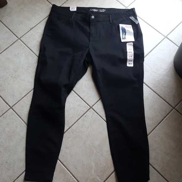 Levi's Denim - LEVI STRAUSS black low-rise jegging